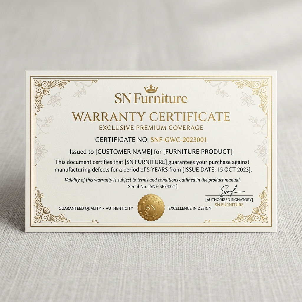 Warranty Certificate